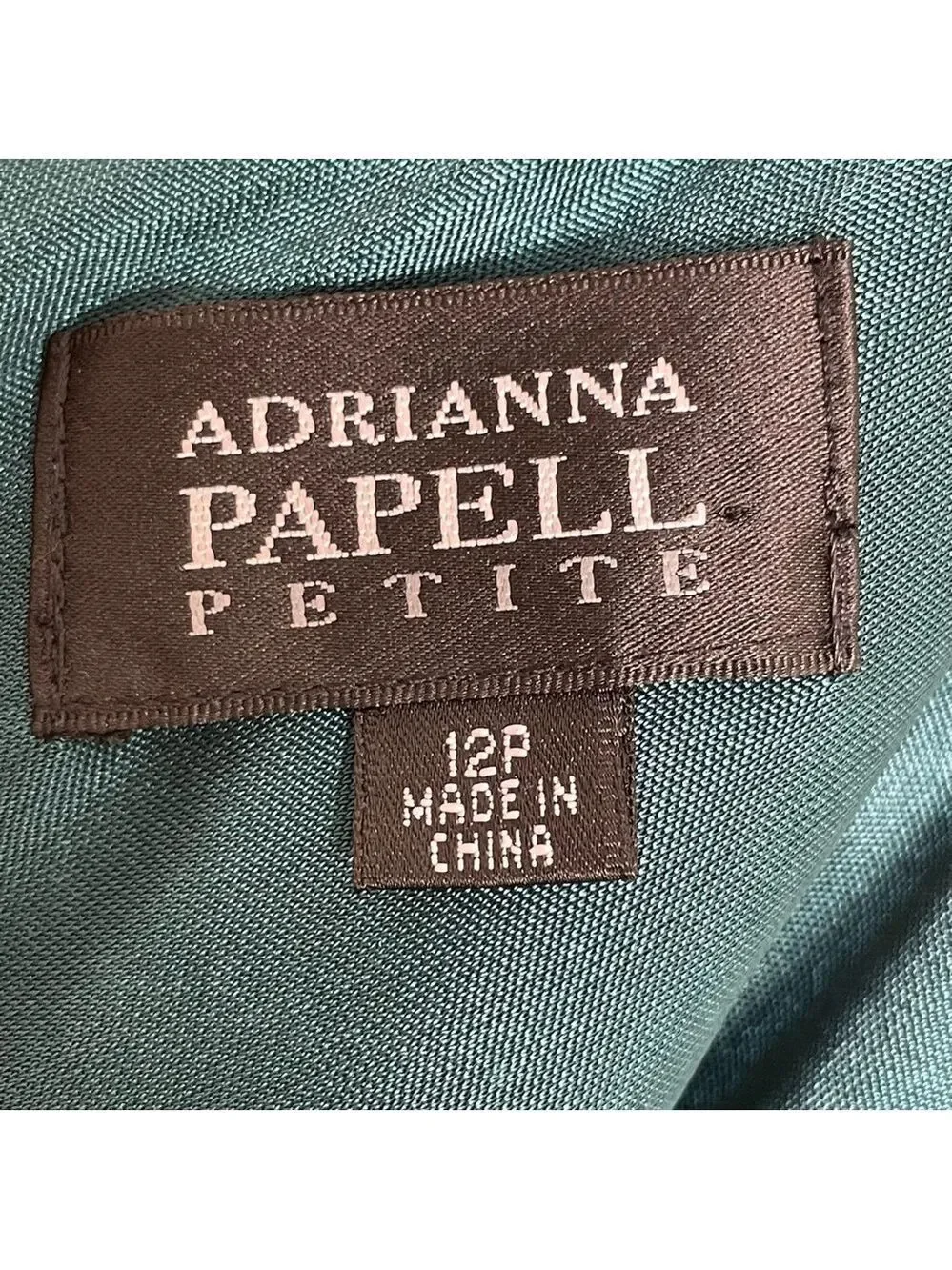 Adrianna Papell Petite Tiered Shimmer Party Dress Size 12P